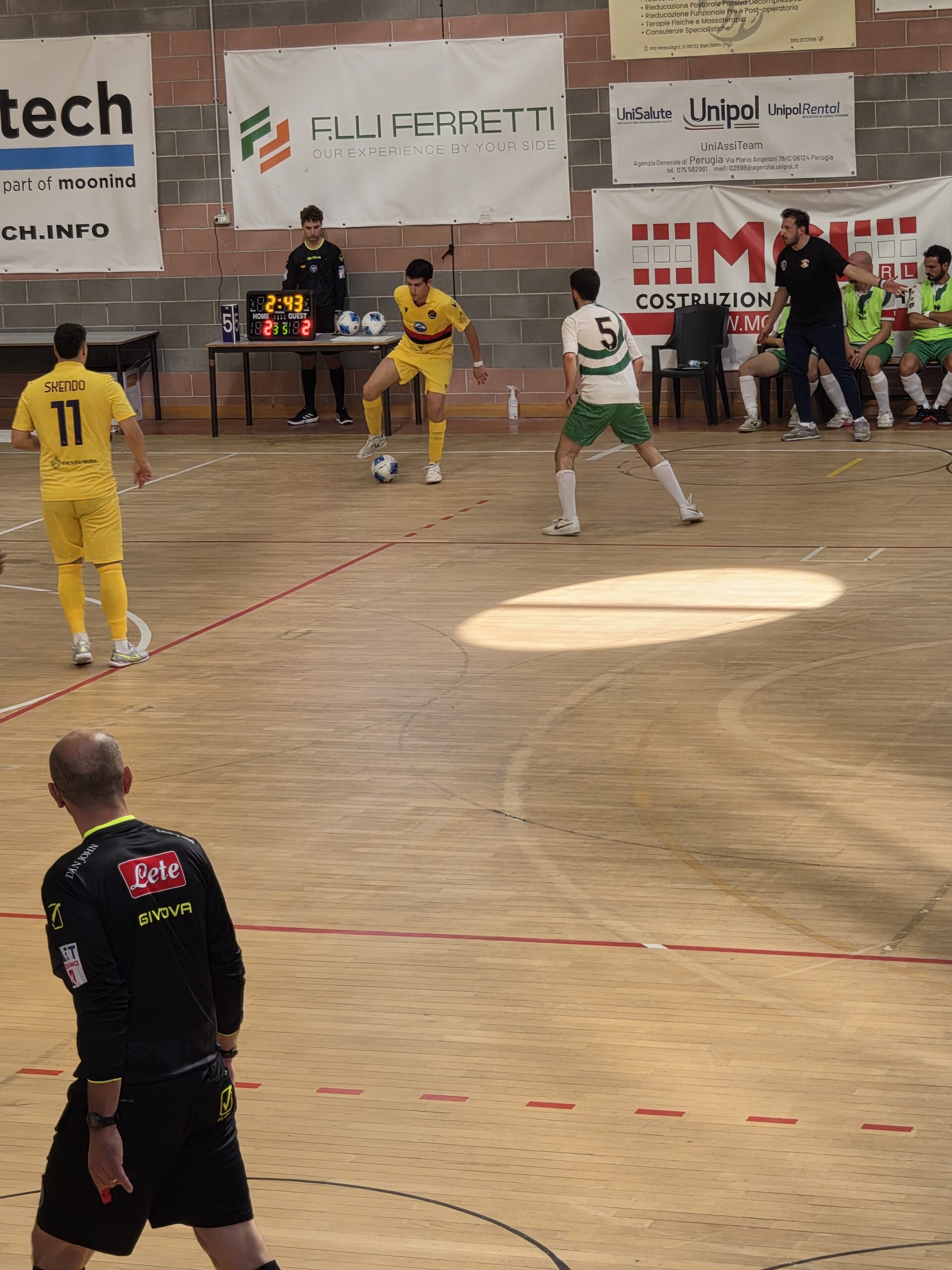 Narnese Futsal, pari spettacolo a San Mariano: contro il Gadtch finisce 4-4